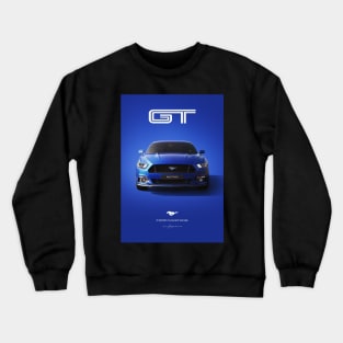 Ford Mustang GT Deep Impact Blue Crewneck Sweatshirt